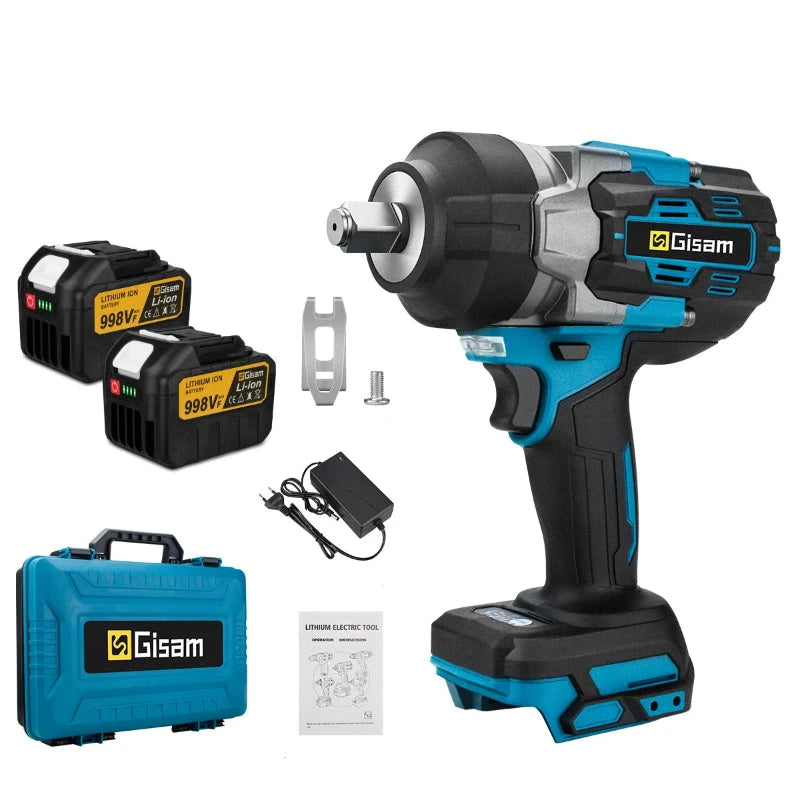 Impact Wrench Gisam with Makita 18V Battery Compatible
