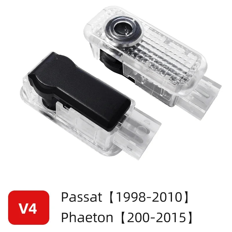 LED Door Logo Welcome Lights for Volkswagen Fits Passat, Tiguan, Touareg, Touran, Sharan