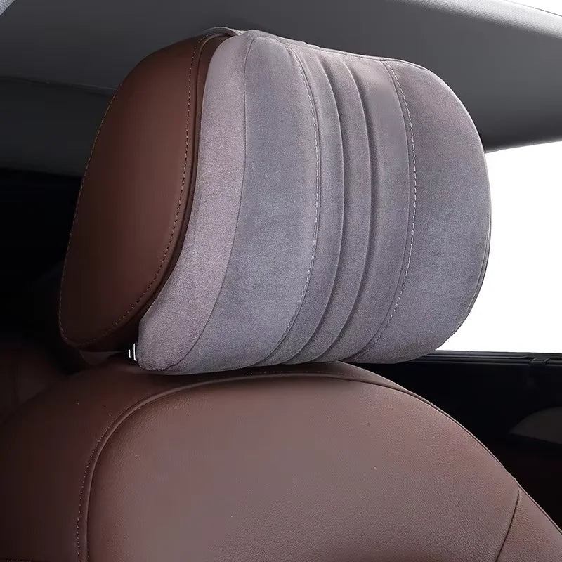 Car Neck and Headrest Pillow Washable Suede Colour Options