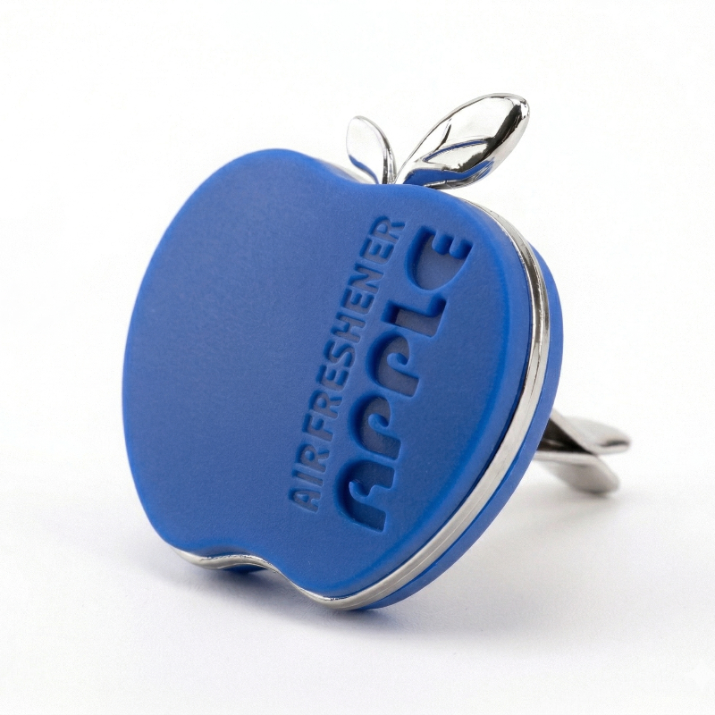 Car Air Freshener Apple Vent Clip 5 Colour Options Set