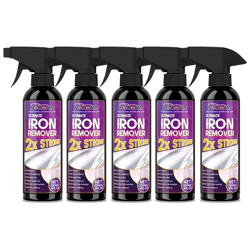 Rust Remover Spray 120ml, Iron Clean Metal Restoration for Wheels & Tools (Fast-Drying)