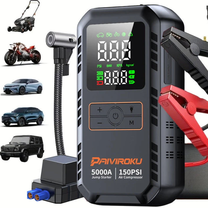 Jump Starter 4 in 1 Product Overview Multiple Functions