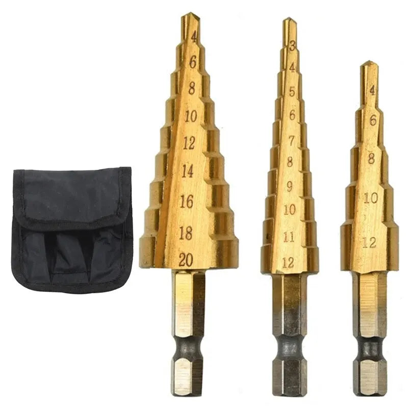 Step Drill Bits Clean Holes Thin Material