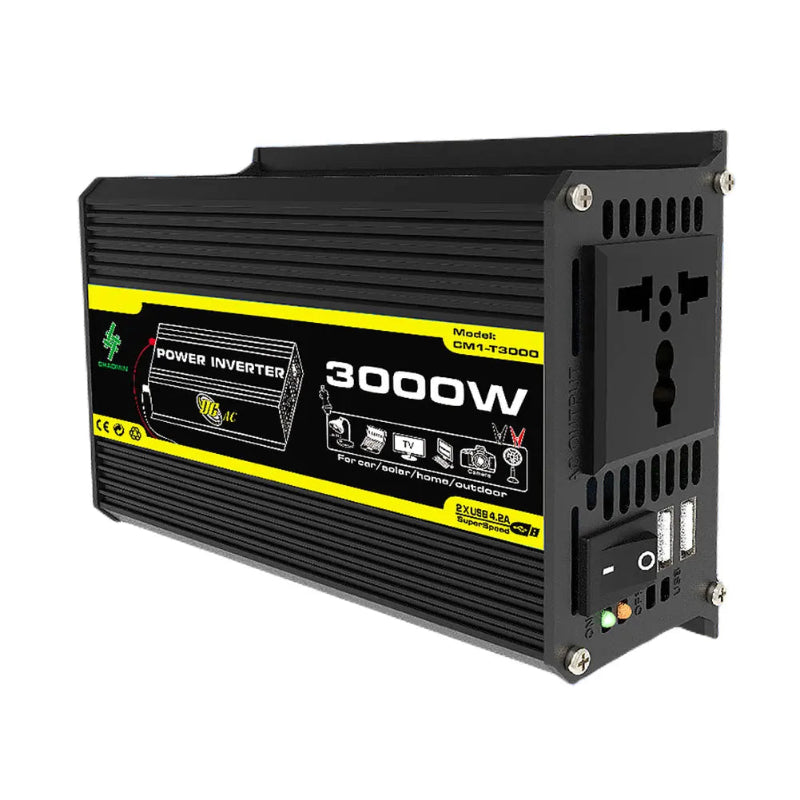 Car power inverter for laptop CPAP phone