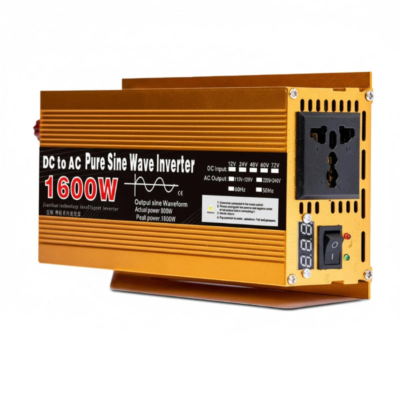 Pure sine wave inverter universal socket 220V
