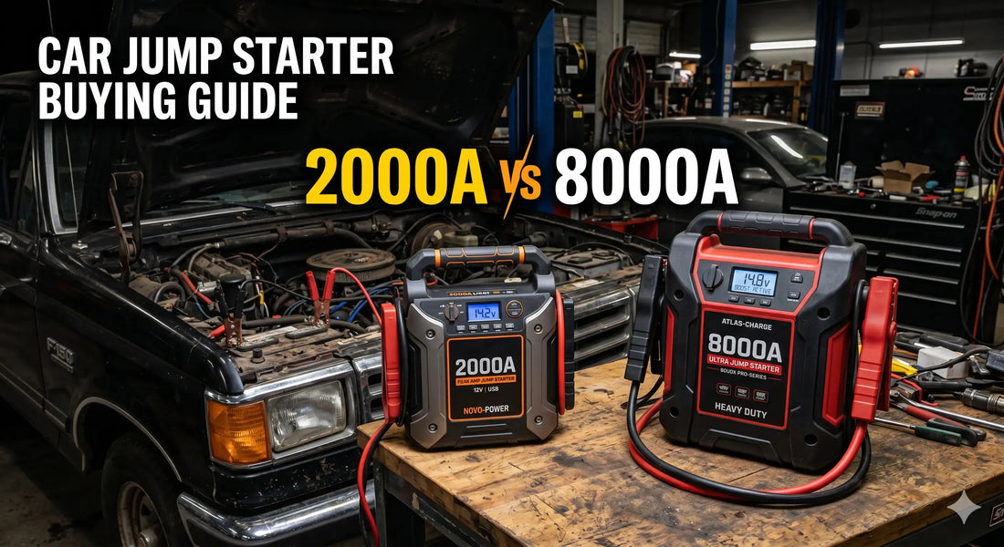 Car Jump Starter Buying Guide 2000 A Vs 8000 A