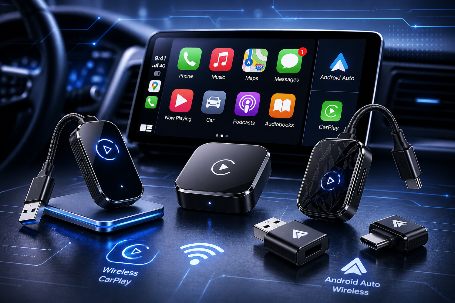 Wireless CarPlay & Android Auto Adapters Australia