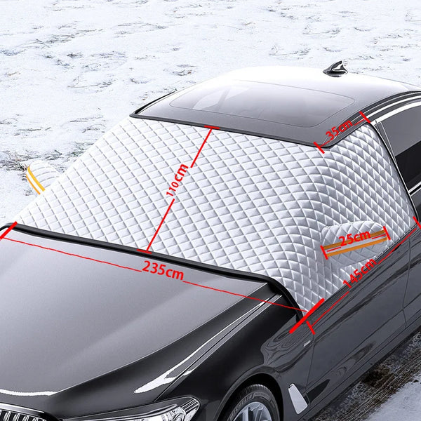 Car Front Windshield Cover Waterproof Sun, Snow & Frost Protection