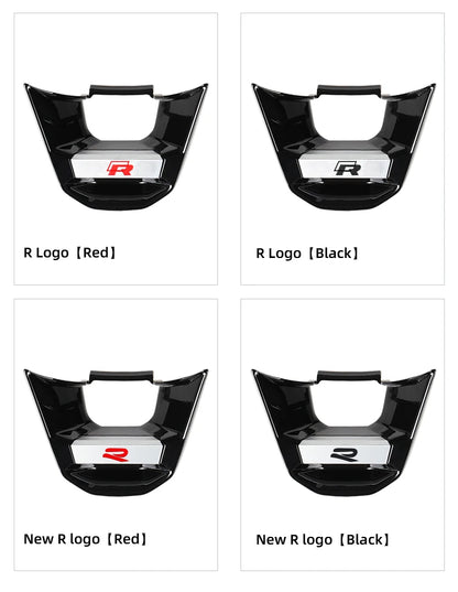 VW Steering Wheel Badge Cover Black Version Pack Shot