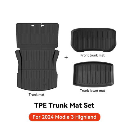 One-piece Trunk Mat for Tesla Model 3 Highland / Model Y