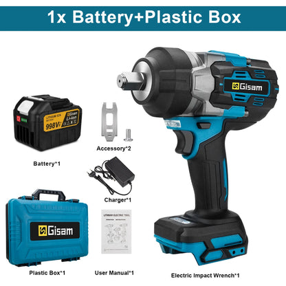 Impact Wrench GISAM Makita 18V Compatible Product Overview