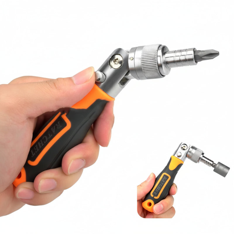 38-in-1 Socket Wrench Ratchet Screwdriver Set Portable Tool Kit