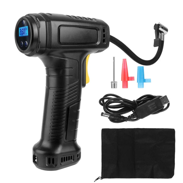 120W Portable Air Compressor with Wireless & Wired Tire Inflator Pump