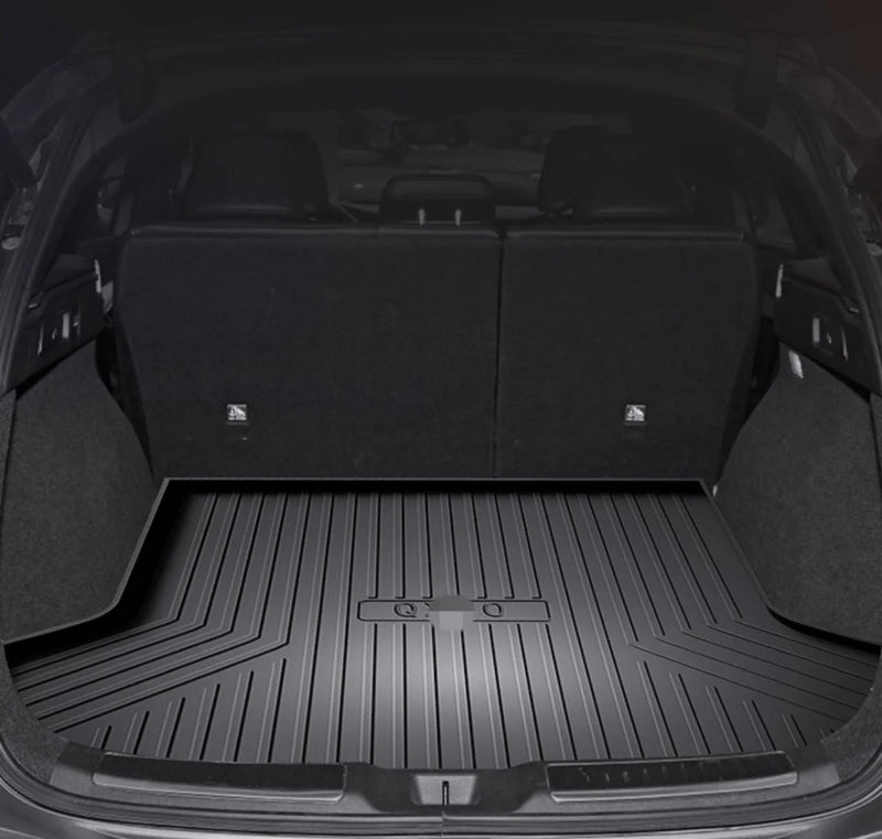 Infiniti QX50 Boot Mat TPE Non Slip Raised Edges Side View