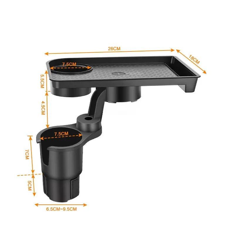 Cup Holder Expander Food Tray Drink Holder