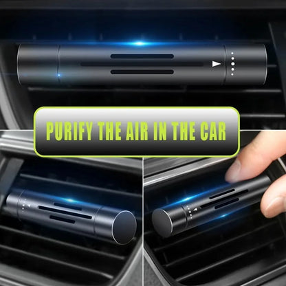 Car Air Freshener Vent Clip Rotating Scent Control Close Up