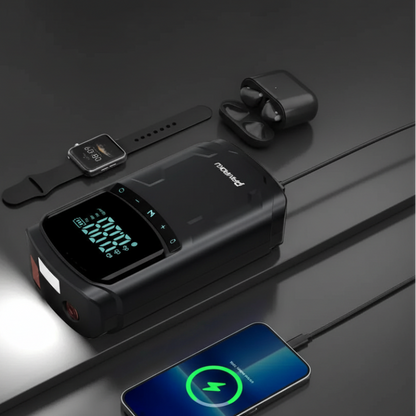 Compact Jump Starter 150PSI Tyre Inflator USB Power Bank View