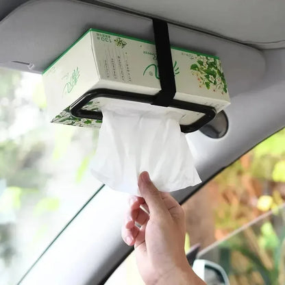 Tissue Box Clip Sun Visor Mount Car