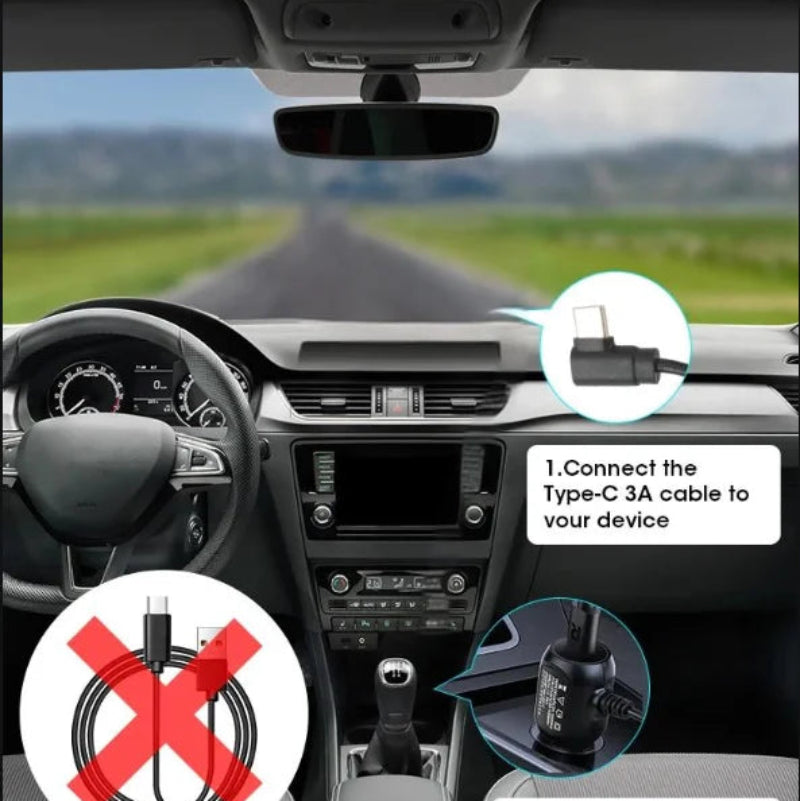 4K Car Dash Cam with Night Vision WiFi GPS Recording