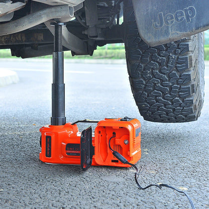 Electric Car Jack Tire Inflator LED Flashlight
