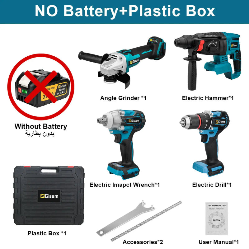 Brushless Electric Drill 65Nm 35 Torque Settings