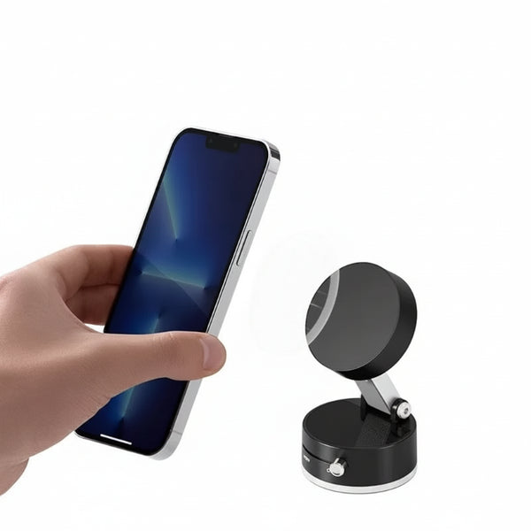 Magnetic Phone Holder with Vacuum Suction Base