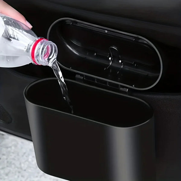 Mini Car Trash Can Press Lid (1pc, ABS)