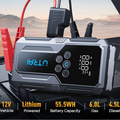 UTRAI JS-9 Jump Starter Power Bank USB Output SOS Light