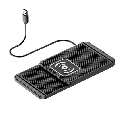 Wireless Car Charging Mat Silicone Overvoltage Protection USB