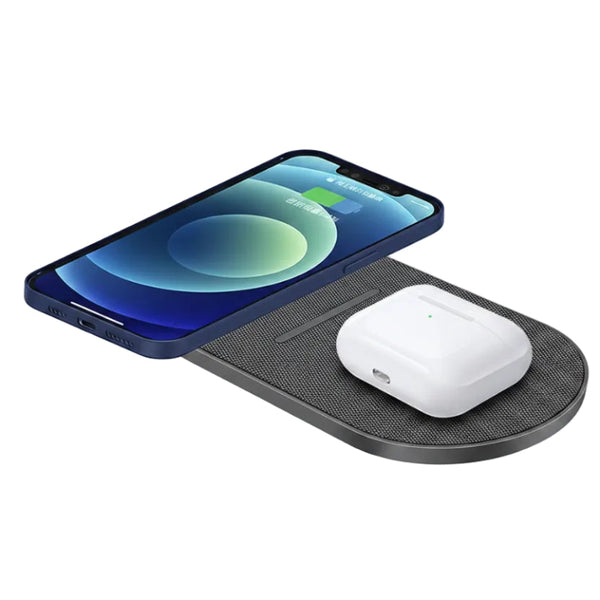 Wireless Charger Dock (Phone + Earbuds) Type-C 2-in-1