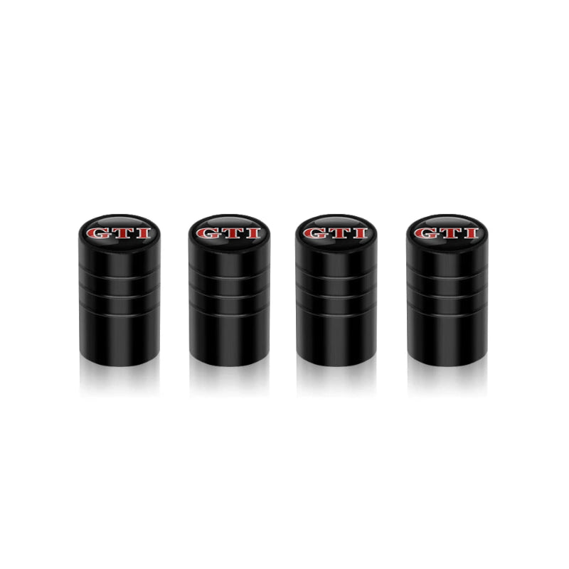 Valve Caps Tire Premium for VW 4pcs (Aluminum Alloy, Logo)