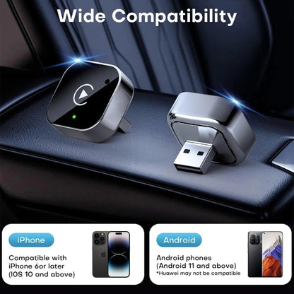 Wireless CarPlay Adapter for iPhone Plug and Play No App Needed