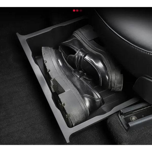ABS Under Seat Car Storage Box Organizer Tray
