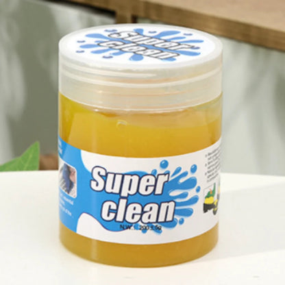 Car Interior Cleaning Gel Press and Lift Dust Remover Method
