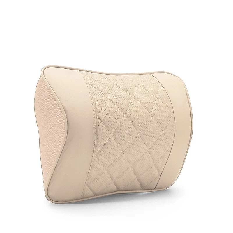 Car Headrest and Lumbar Cushion Set Multiple Colour Options