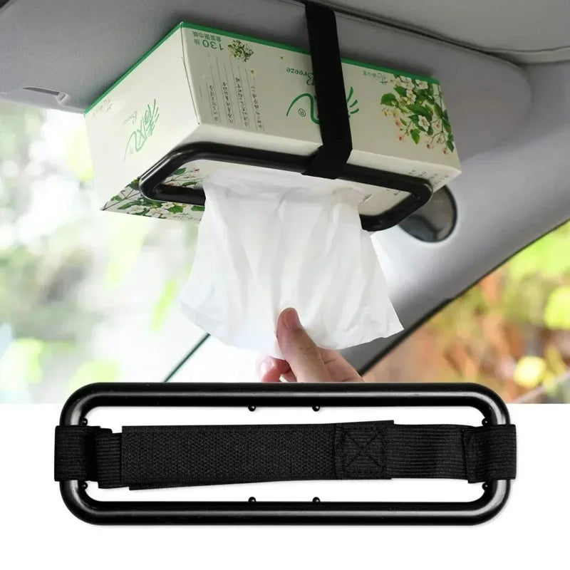Paper Towel Holder Elastic Straps Adjustable