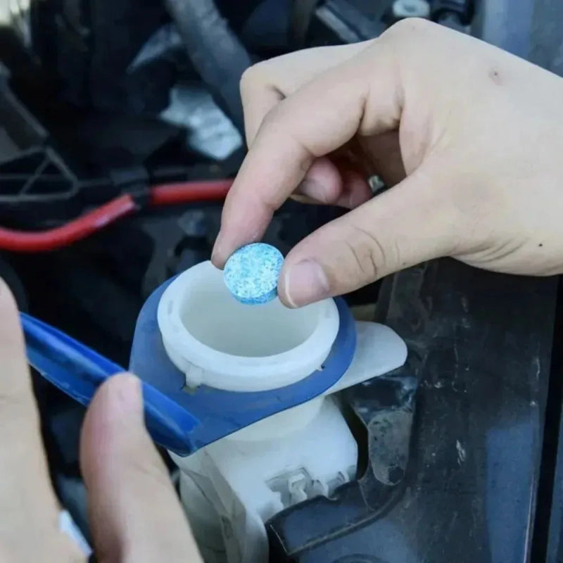 Car Windshield Cleaning Tablets – Oil Film Removal & Antifreeze Formula