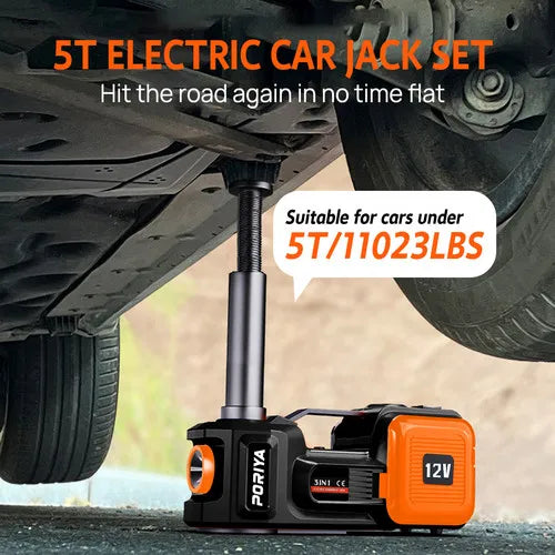 5 Ton Floor Jack Impact Wrench Sockets Set