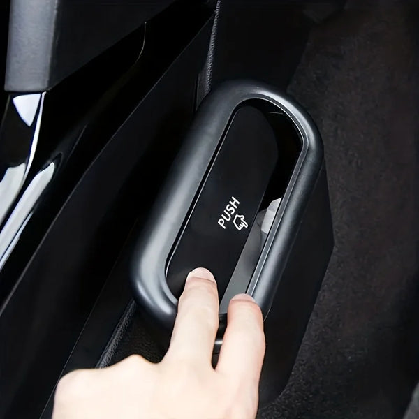 Mini Car Trash Can Press Lid (1pc, ABS)