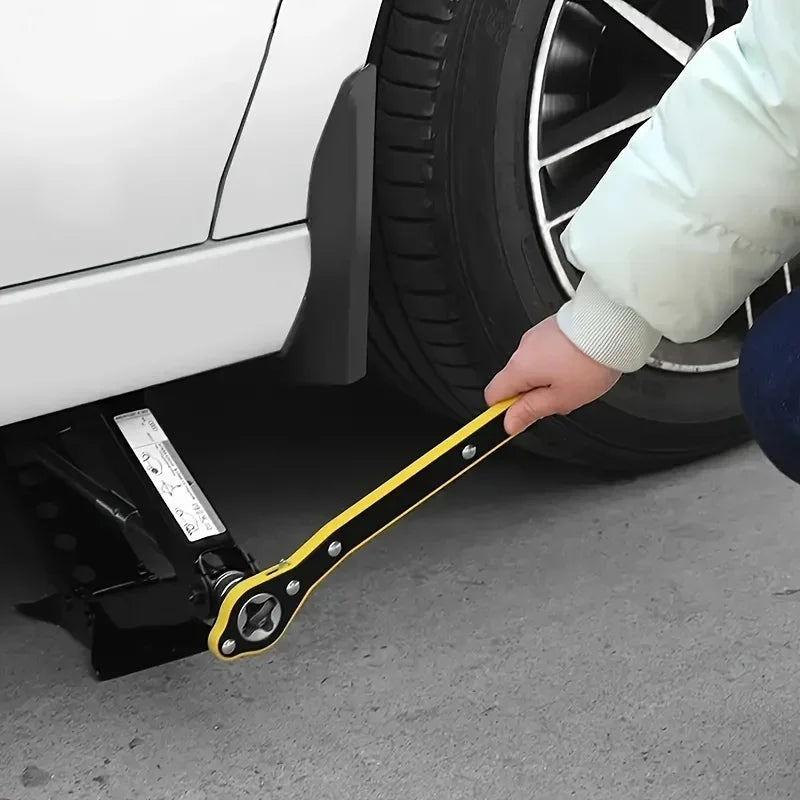 Ratchet Wrench Handle Scissor Jack(Labor-Saving)