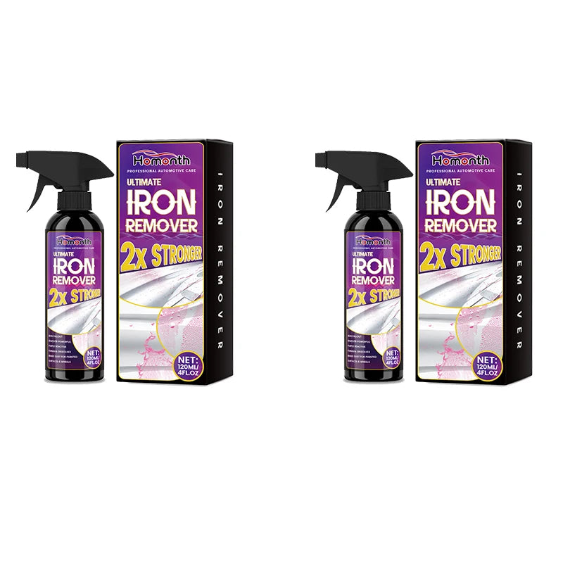 Rust Remover Spray 120ml, Iron Clean Metal Restoration for Wheels & Tools (Fast-Drying)