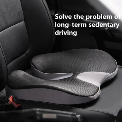 Seat Cushion Breathable Grid Cover + PE Foam Support (Removable & Washable) Non-Slip 