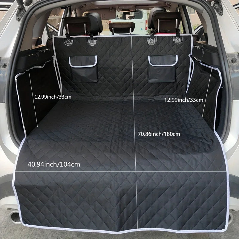 Dog Car Seat Cover Non Slip Base Hair and Mud Protection