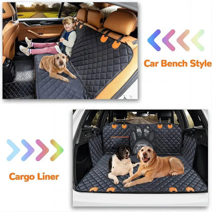 Waterproof Pet Seat Cover Side Zipper Entry