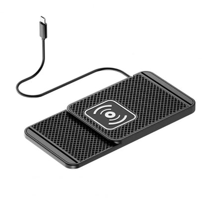 Car Wireless Charger Pad Silicone Non Slip 100cm Cable