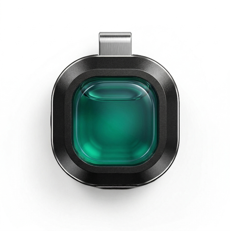 Ocean Scent Car Vent Clip Freshener Green Colour Close Up