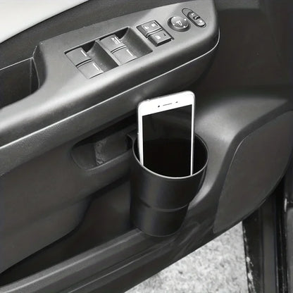 Car Air Vent Cup Holder with Smartphone Inside Car Door