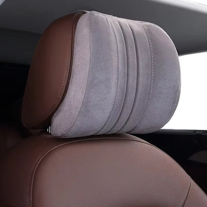Car Neck and Headrest Pillow Washable Suede Colour Options