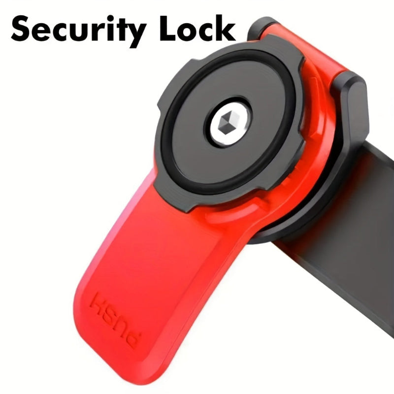 Car Phone Suction Mount One Hand Lock Red Patch Version