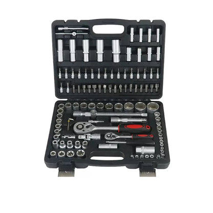 Socket Wrench Ratchet Tool Set (Carbon Steel) 108pcs 